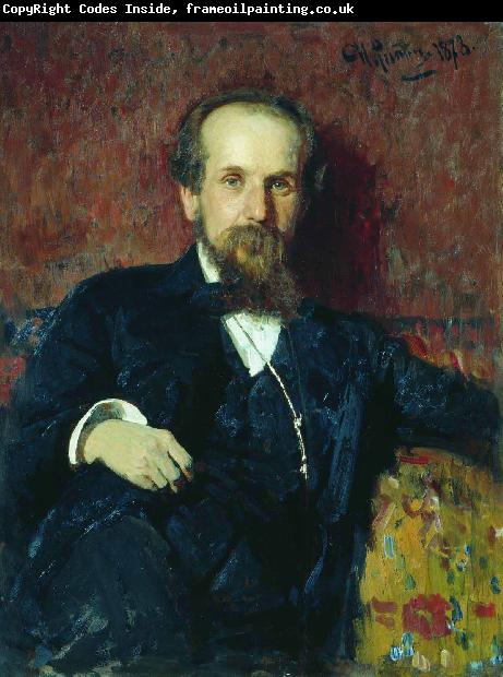 Ilya Repin Portrait of the painter Pavel Petrovich Chistyakov